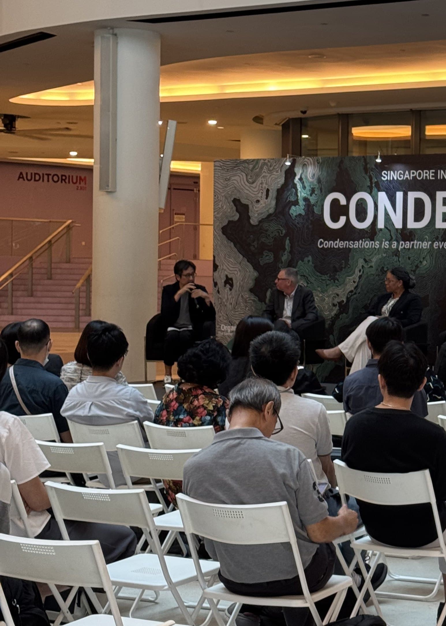 Panellists on stage at the Condensations 2026 symposium
