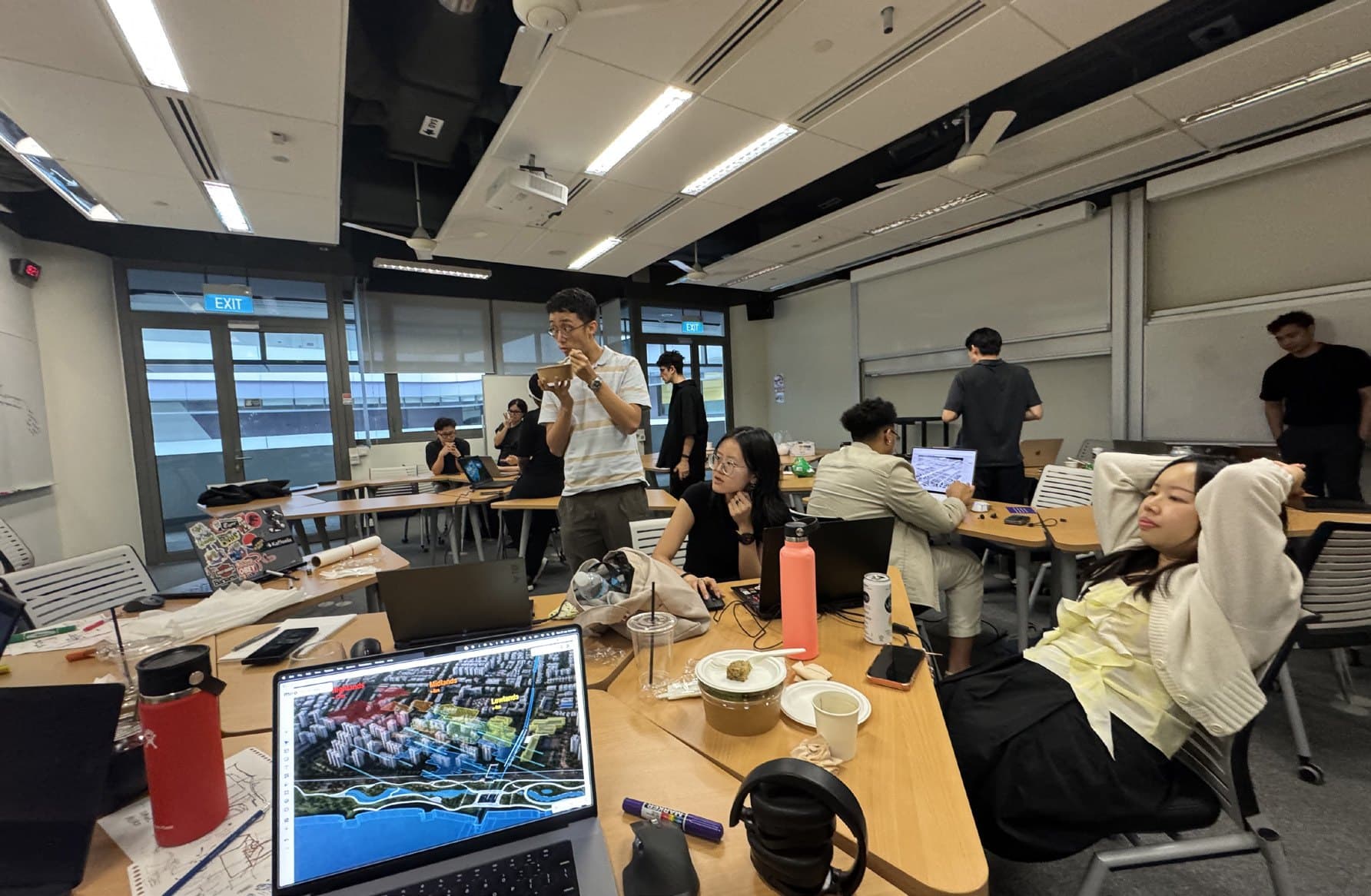 Studio work during the Condensations 2026 workshop at SUTD