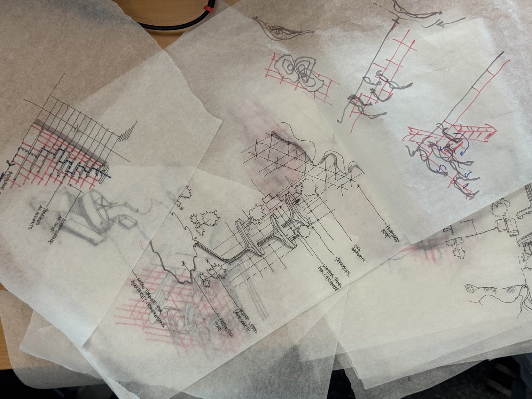 Architecture as water infrastructure — overlaid studies