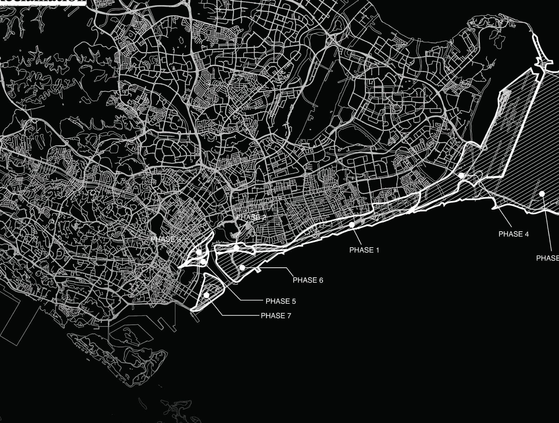 Territorial map of Singapore’s East Coast