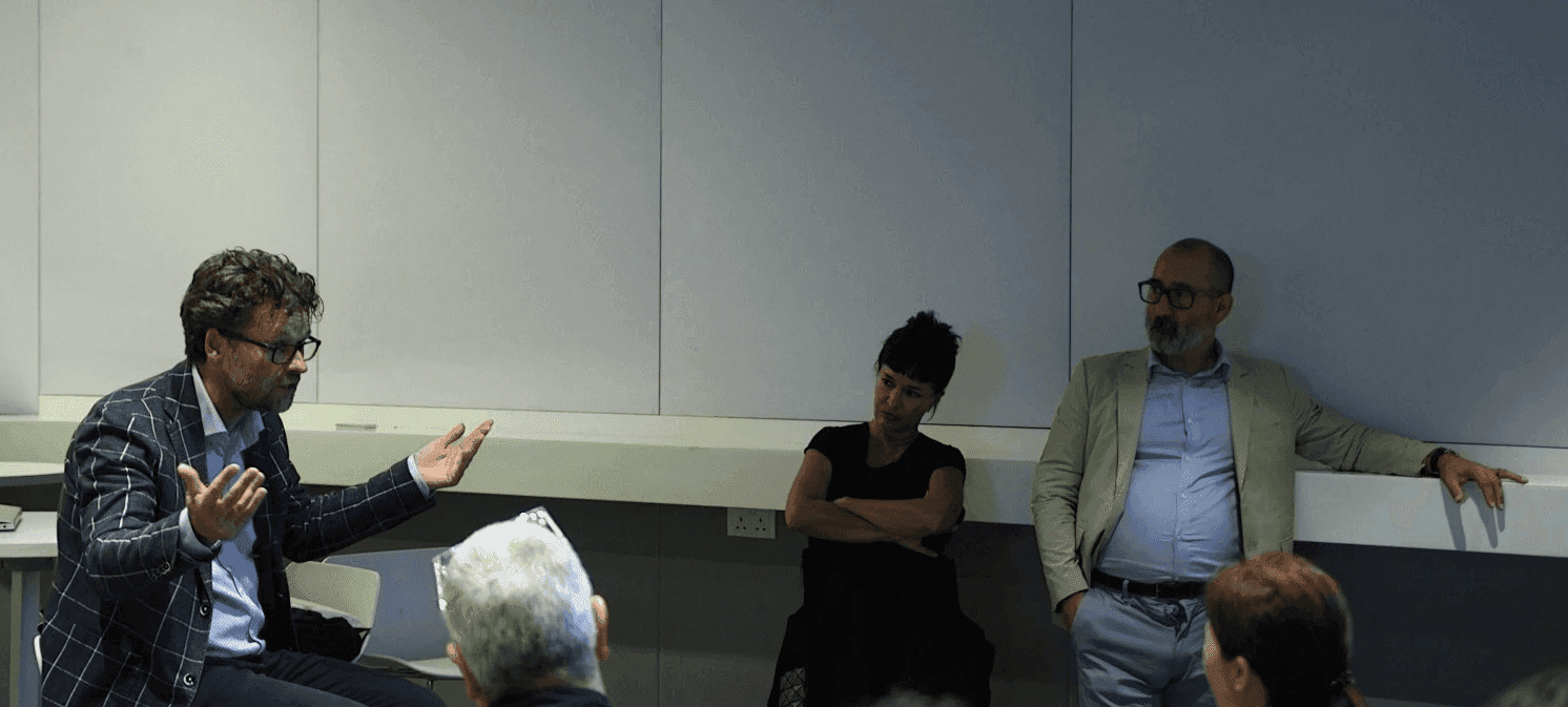 Panel discussion at a CCA event