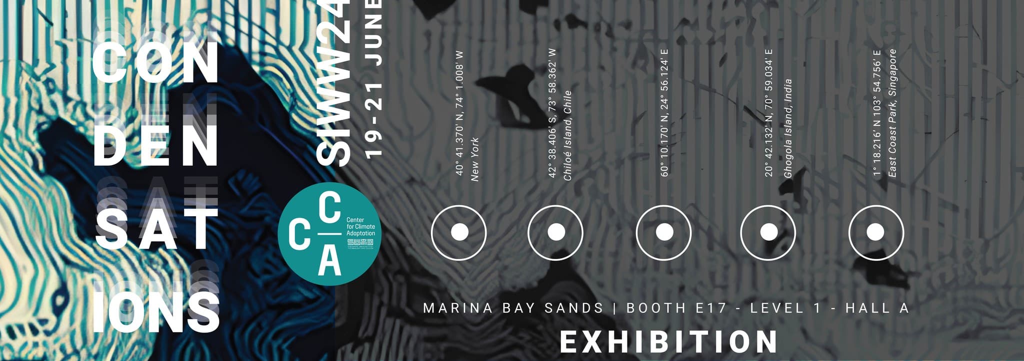 Condensations SG24 exhibition poster